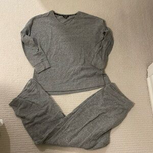 Jones New York grey long sleeve PJ set
